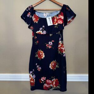Available by Angela Fashion Floral Mini Dress